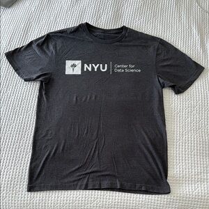 NYU Center for Data Science Men's Black T-Shirt